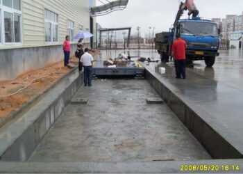 Pit-type-weighbridge